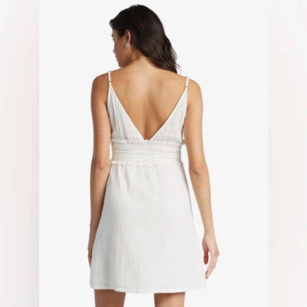 Roxy | Simple Blossom Dress 100% cotton V Neck - Picture 2 of 6